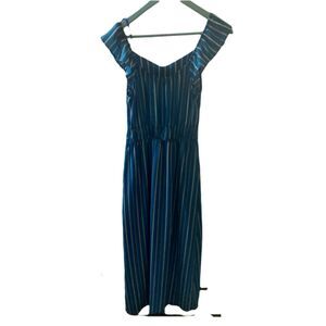Blue Stripe Maxi Dress